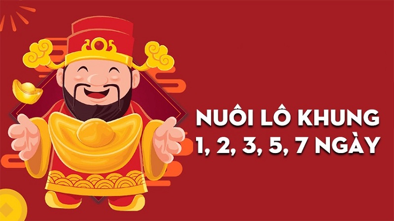 Nuôi lô khung 1 2 3 5 7 ngày rồng bạch kim