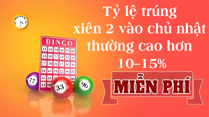 5 cặp xiên 2 hay về ngày chủ nhật